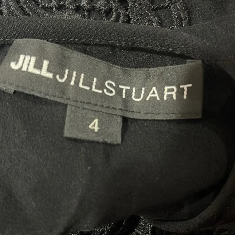 Jill‎ Stuart Illusion Lace Black Dress Size 4